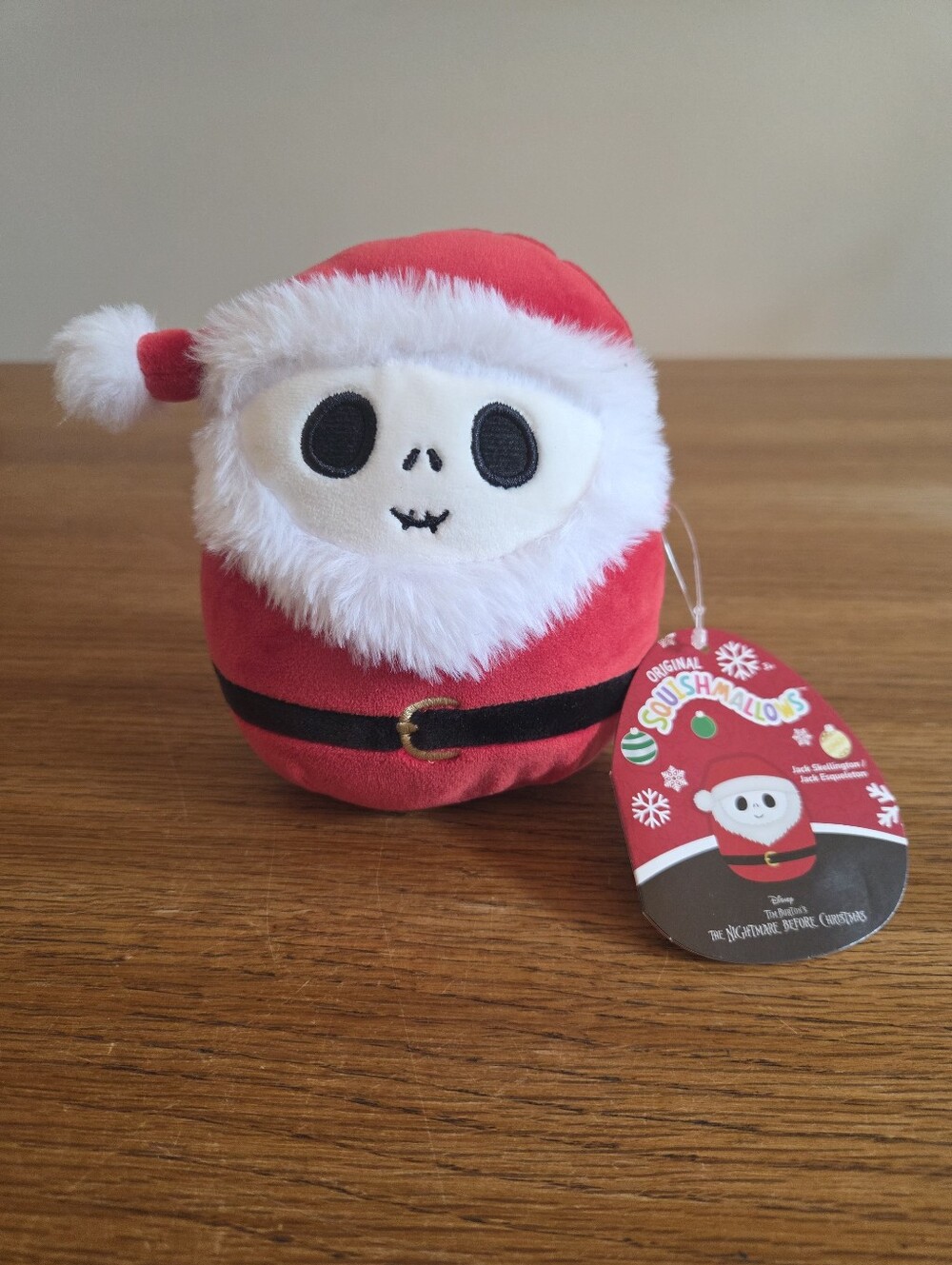 🟣Disney Squishmallow Jack Skellington Santa Plush Nightmare Before Christmas